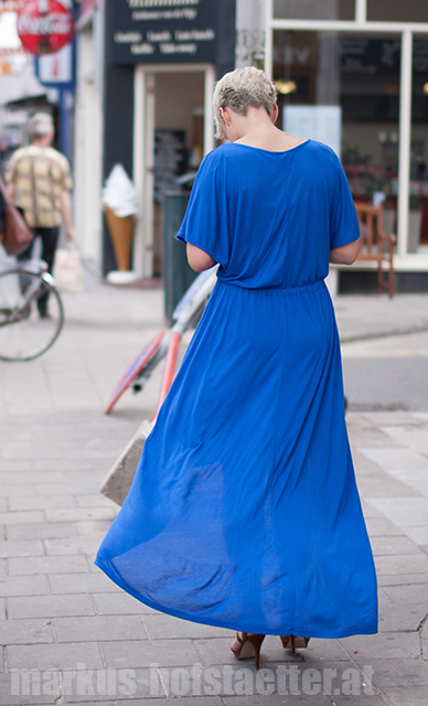 lady in blue - amsterdam