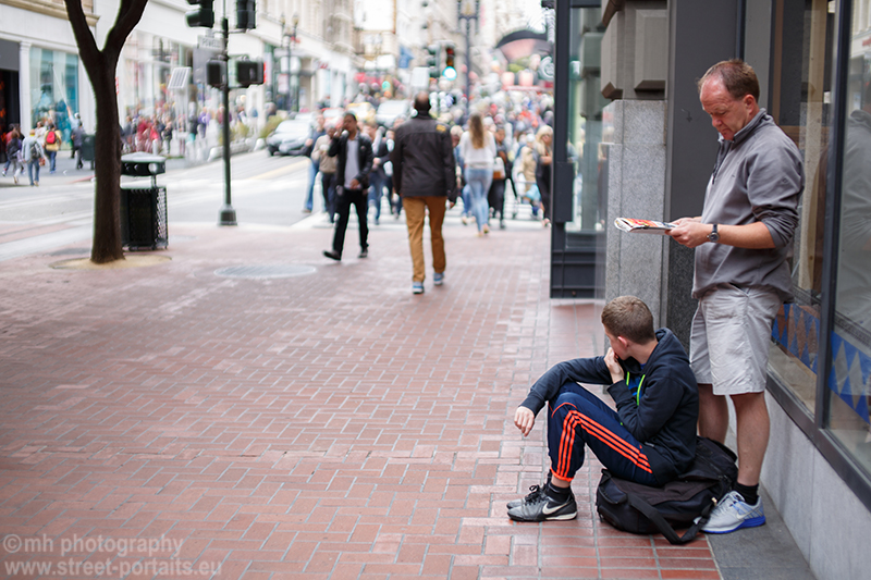 waiting iii - powell street san francisco