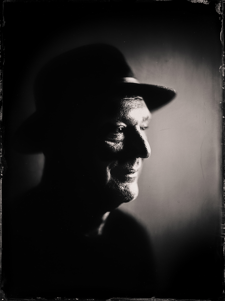 Josef Zotter with Styrian hat - Tintype